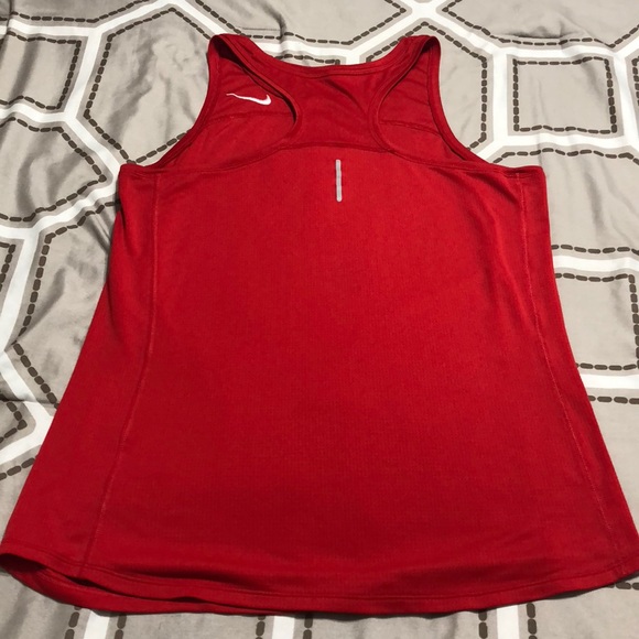 NIKE DRI-FIT TANK TOP RED COLOR , LARGE SIZE - Picture 2 of 3